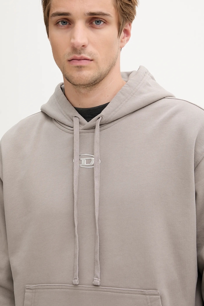 Diesel hanorac de bumbac S-MACS-HOOD-OD bej A09856.0BMBJ