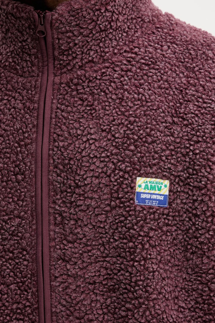 Pulover American Vintage MHOK16B bordo