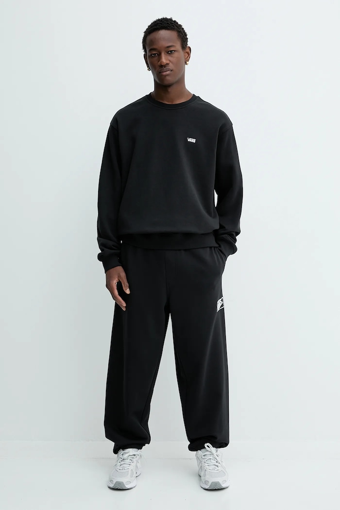 Bavlněná mikina Vans VN000P20BLK1 černá AA00