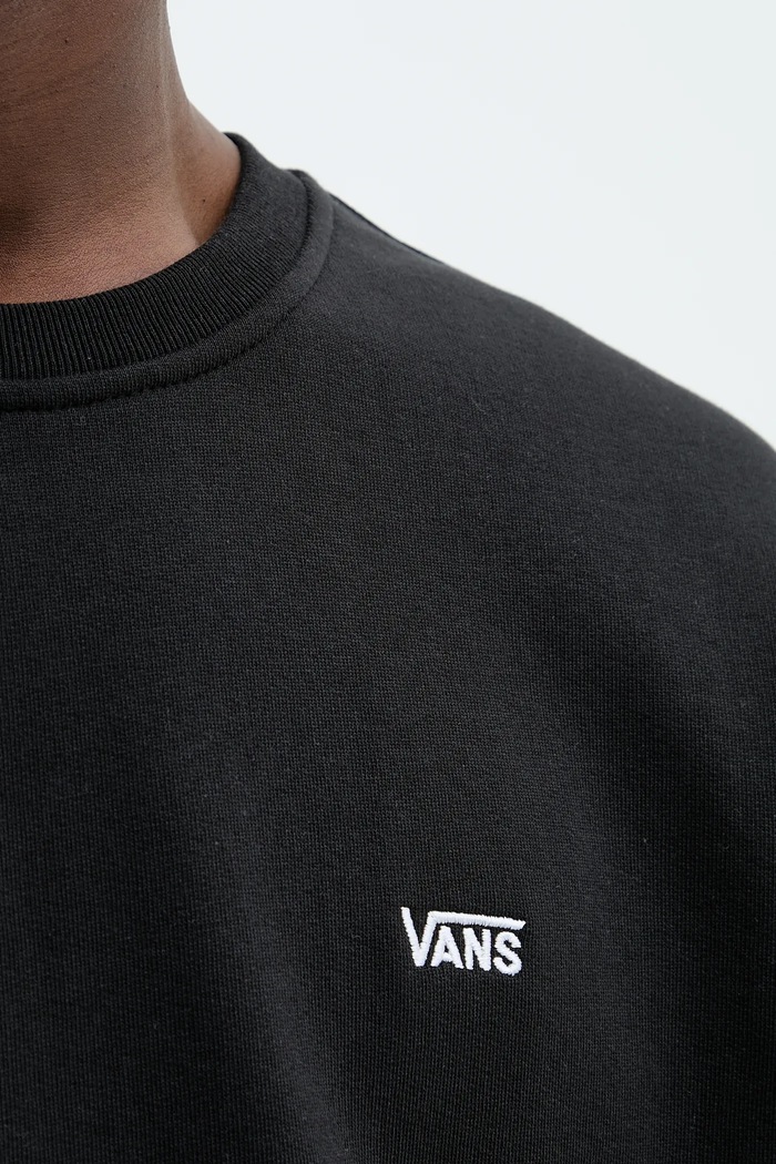 Bavlněná mikina Vans VN000P20BLK1 černá