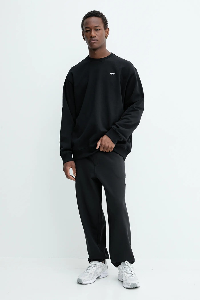 Bavlněná mikina Vans VN000P59BLK1 černá AA00