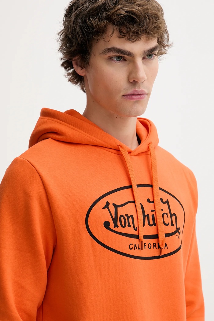 Mikina Von Dutch oranžová VD.1.SWC.BRAND