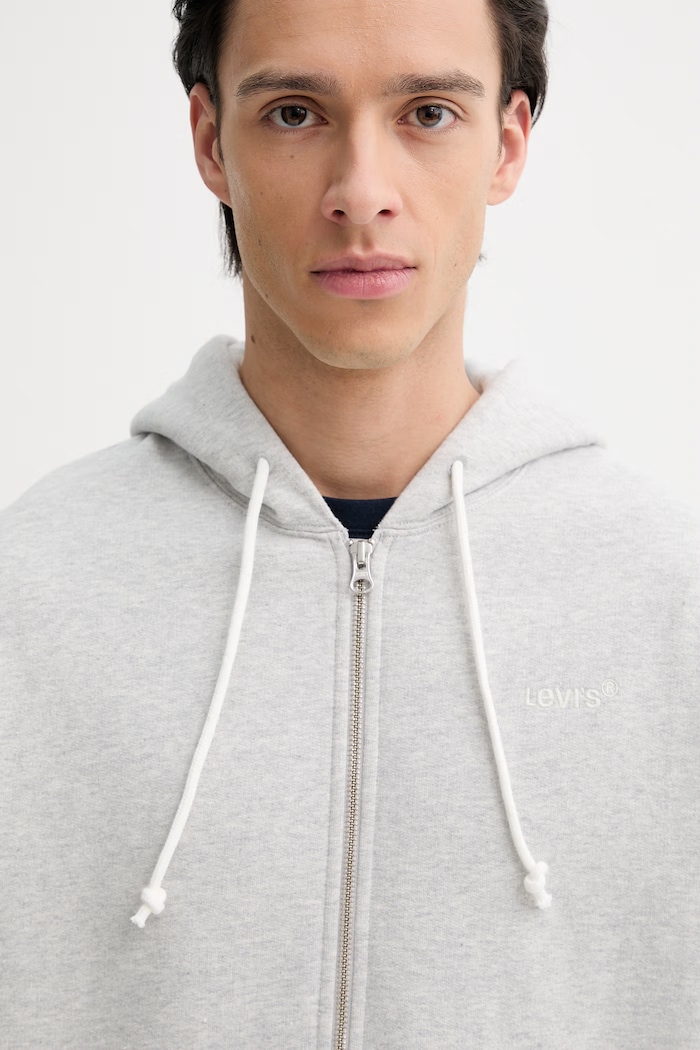 Mikina Levi's AUTHENTIC FULL ZIP sivá A9265.0001