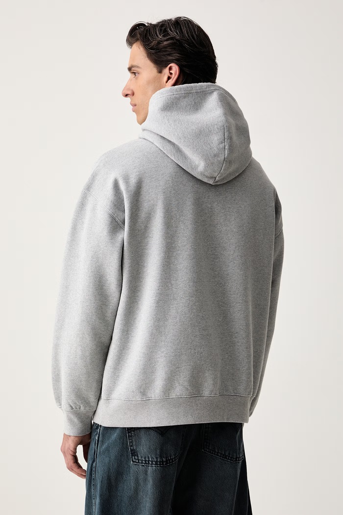 Oblečenie Levi's mikina s kapucňou pánska s bavlnou WORKWEAR PO 0084Q sivá