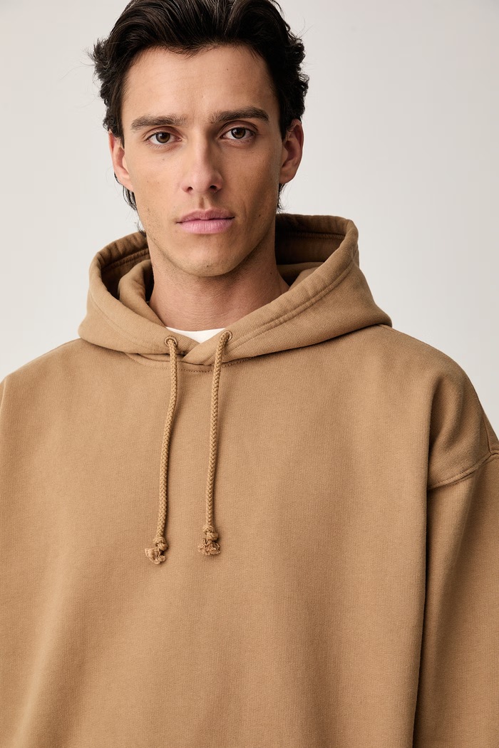 Levi's mikina s kapucňou pánska s bavlnou WORKWEAR PO hnedá 0084Q