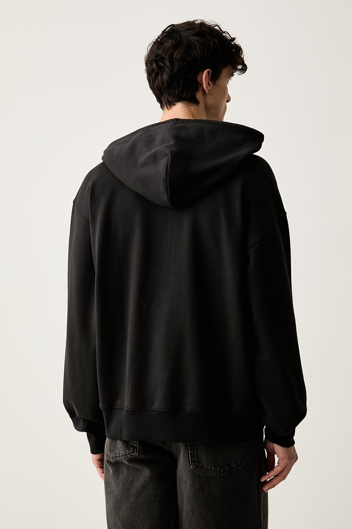 Oblečenie Vans mikina na zips s kapucňou pánska bavlnená VN0010GGBLK1 čierna