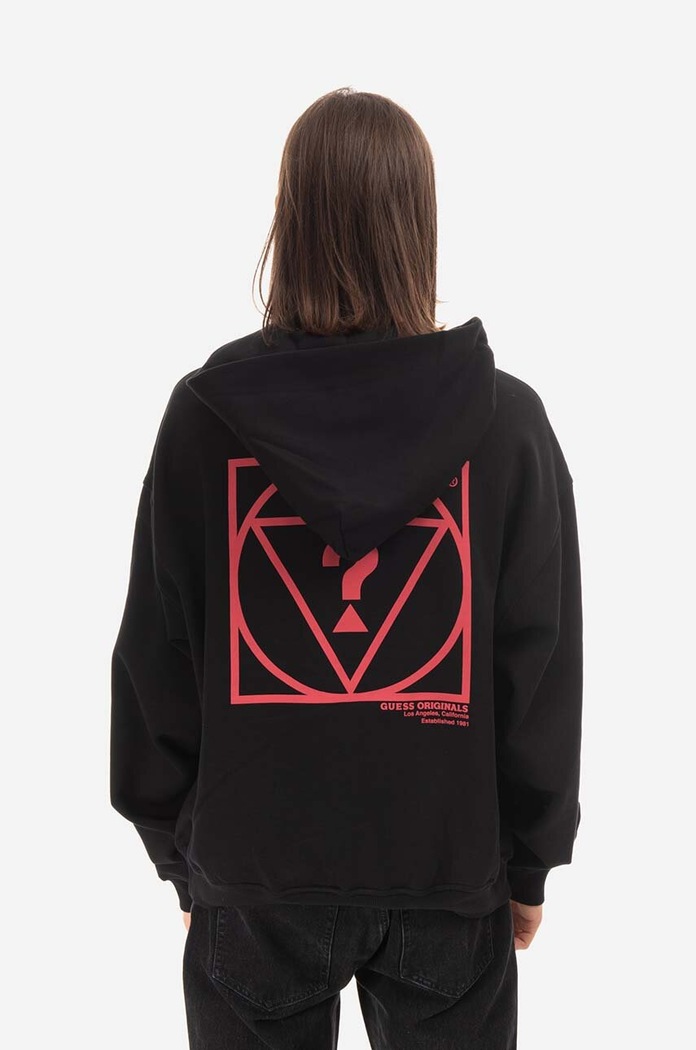 Μπλούζα Guess Originals Go Harper Ls Hoodie μαύρο M2BQ05.K9YH1