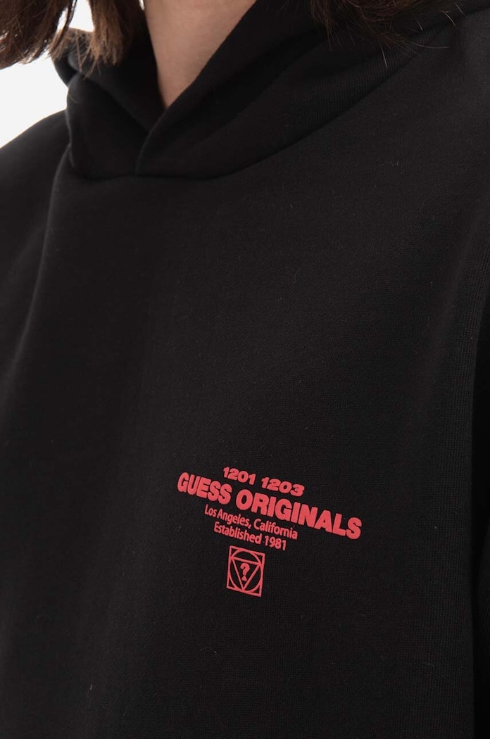 Μπλούζα Guess Originals Go Harper Ls Hoodie M2BQ05.K9YH1 μαύρο