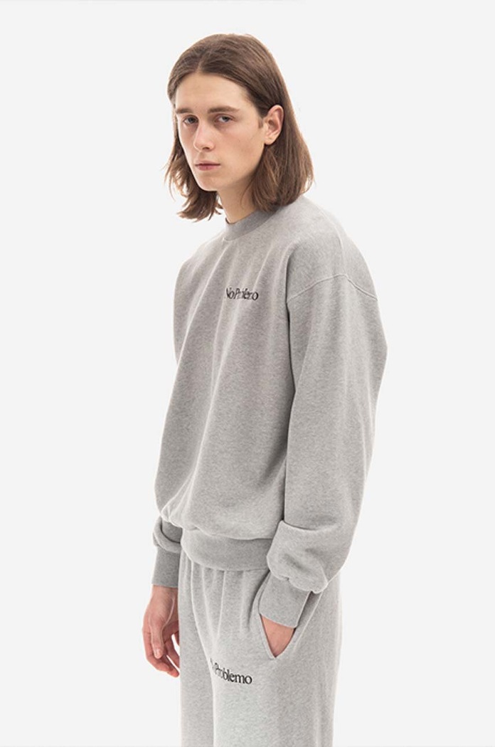 Aries cotton sweatshirt Mini Problemo gray COAR20009
