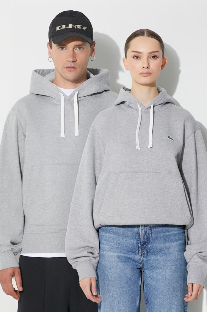 Lacoste bluza bawełniana bawełna niebieski SH1701
