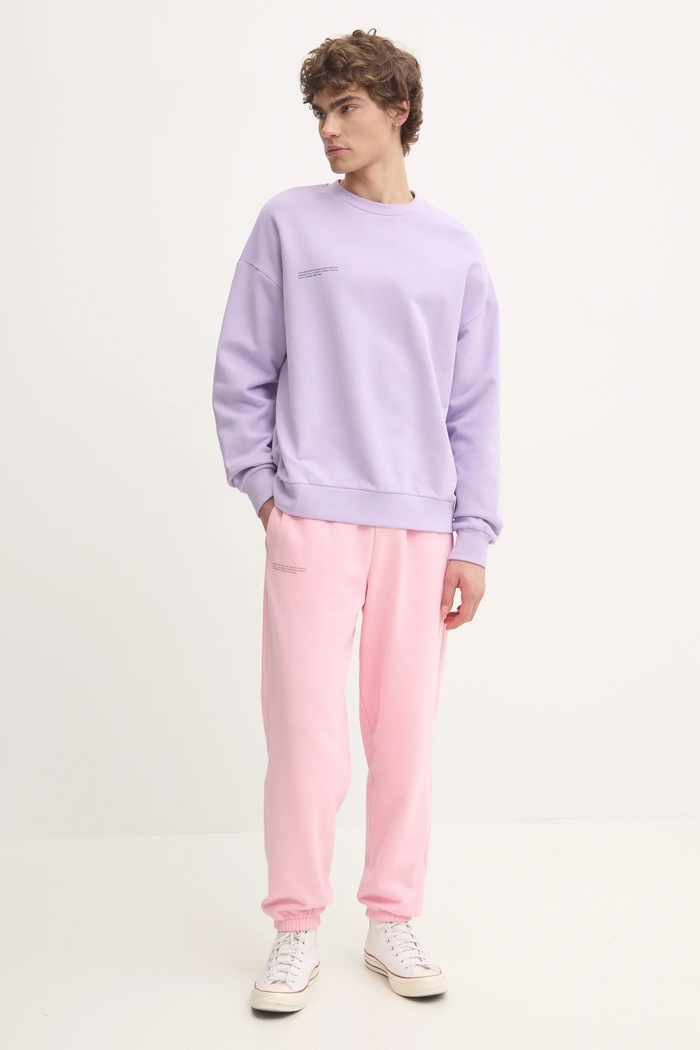 Pangaia hanorac de bumbac 10000183 violet AA00