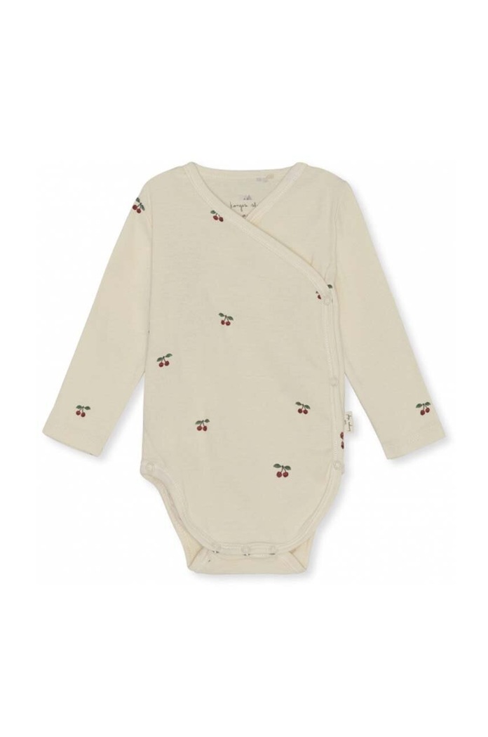 Body pre bábätká Konges Sløjd NEWBORN BODY GOTS KS3555 béžová AA00