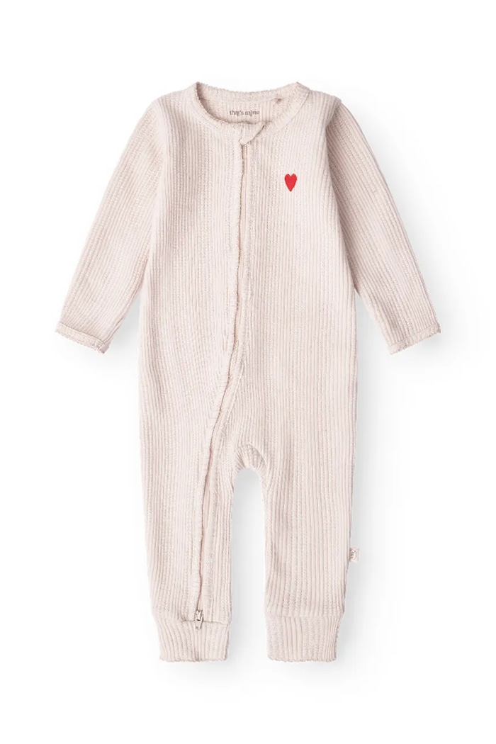 That's mine kombinezon za bebe od pamuka Stefania Onesie bež 168348