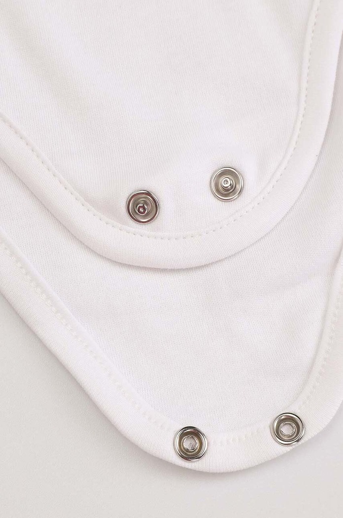 Bavlněné kojenecké body Coccodrillo bílá XCX413601BAU