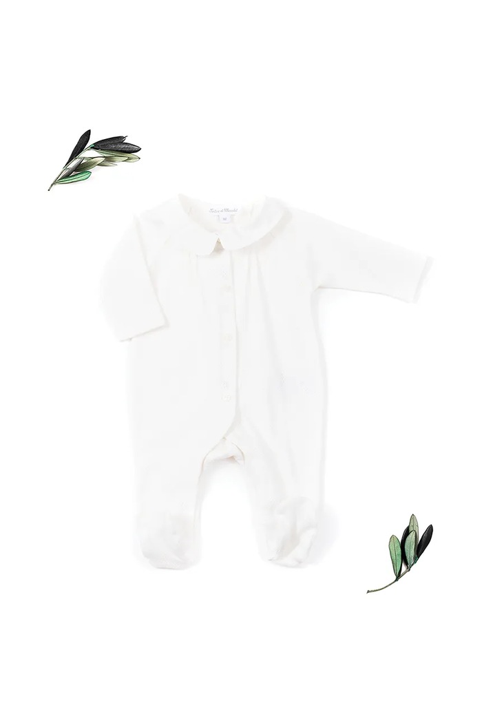Pamučni kombinezoni za bebe Tartine et Chocolat Proizvod za bebe bijela T954000