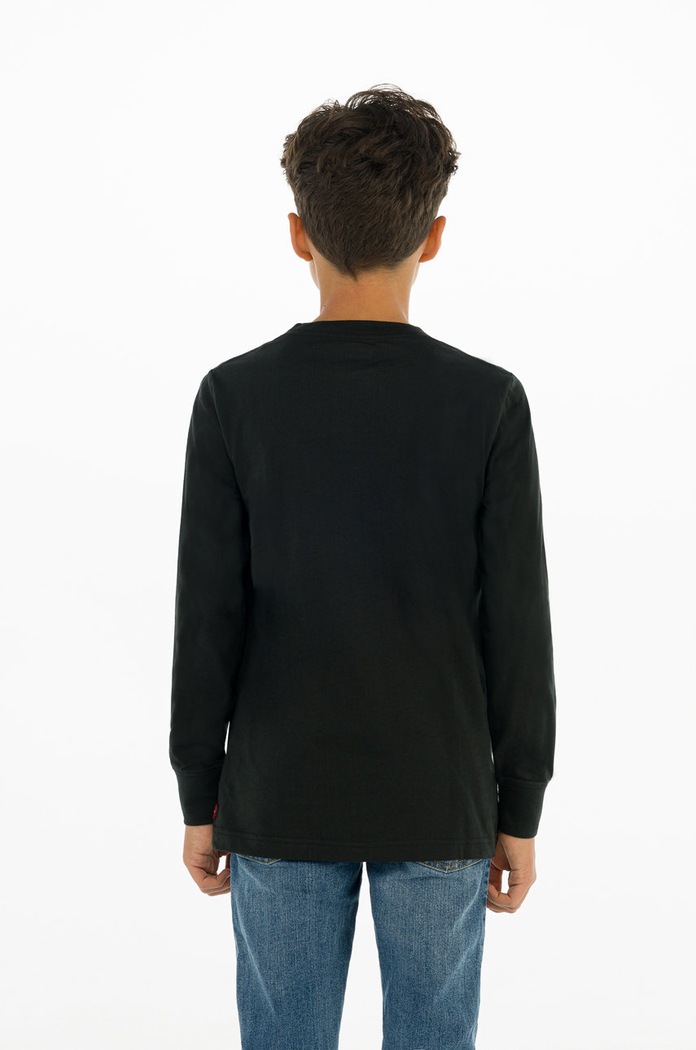 Chłopiec Levi's Longsleeve dziecięcy 8E8646.NOS.B czarny