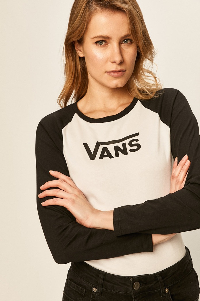 Vans - Tričko s dlhým rukávom biela VN0A3Z79YB21