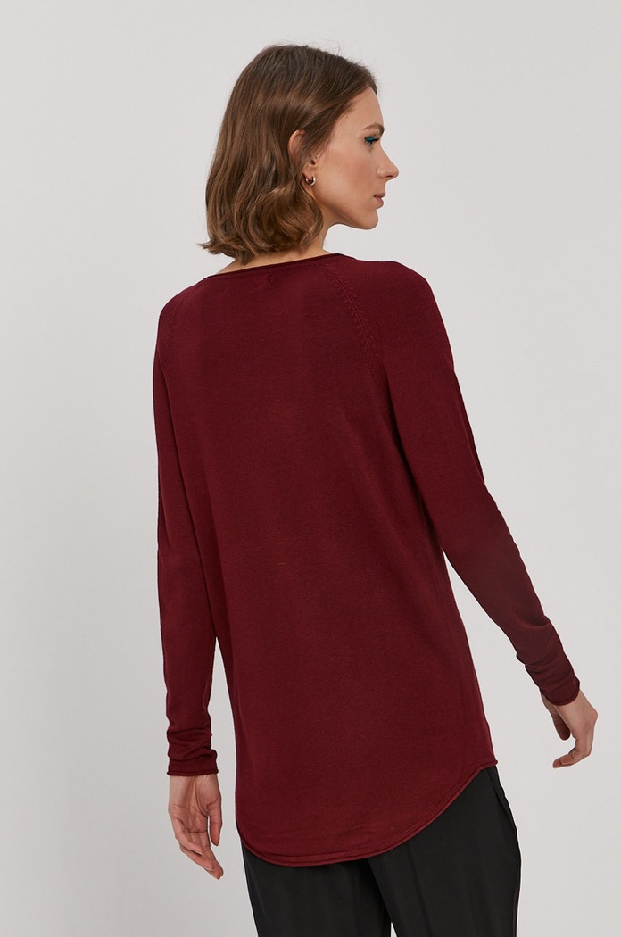 Oblečenie Vero Moda - Sveter 10220902 burgundské