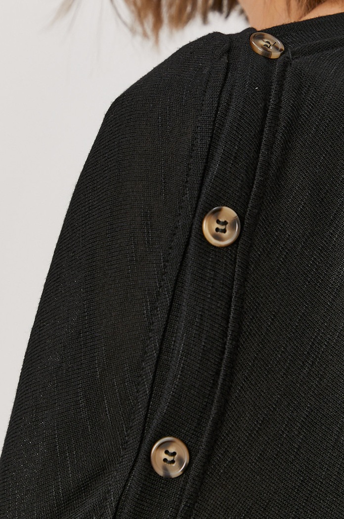 Pieces Sweter 17100737 czarny