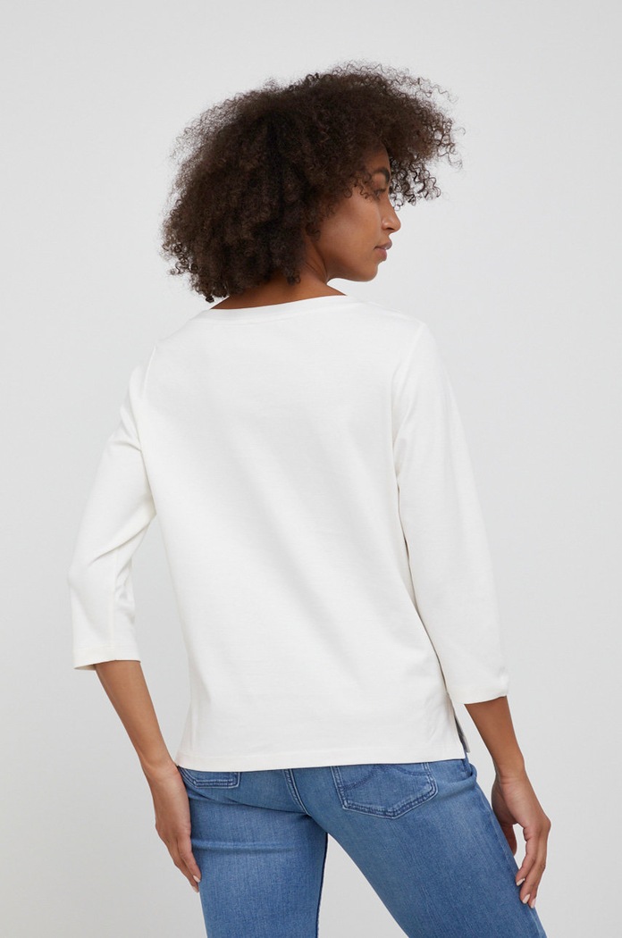 Odzież Marc O'Polo Longsleeve bawełniany M01206552357 beżowy