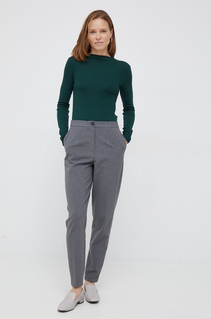 Tričko s dlouhým rukávem Vero Moda 10259206.PineGrove zelená AA00