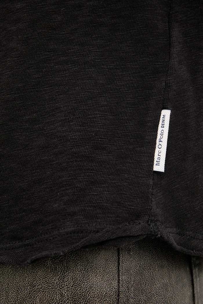 Marc O'Polo tričko s dlhým rukávom dámske bavlnené DENIM 5000006284 čierna