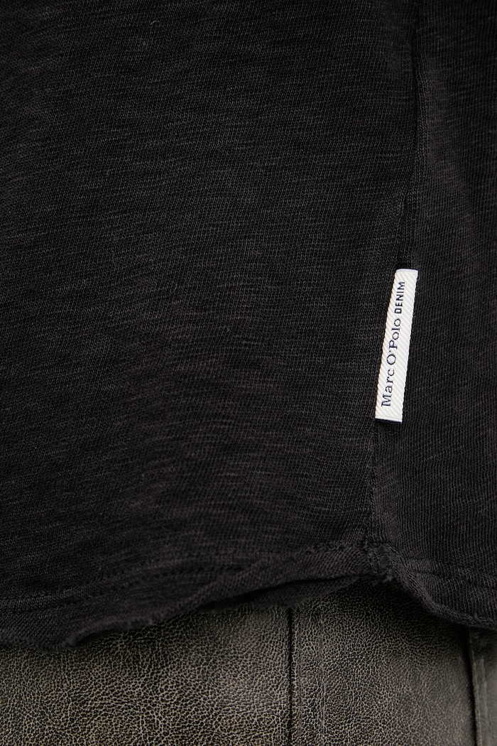 Marc O'Polo tričko s dlhým rukávom dámske bavlnené DENIM 5000006284 čierna