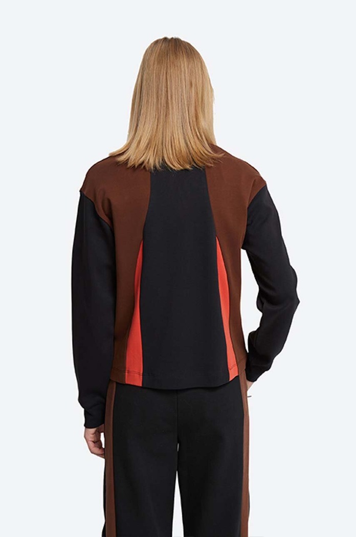 Wood Wood longsleeve bawełniany x Fila 688377.B028 czarny AA00