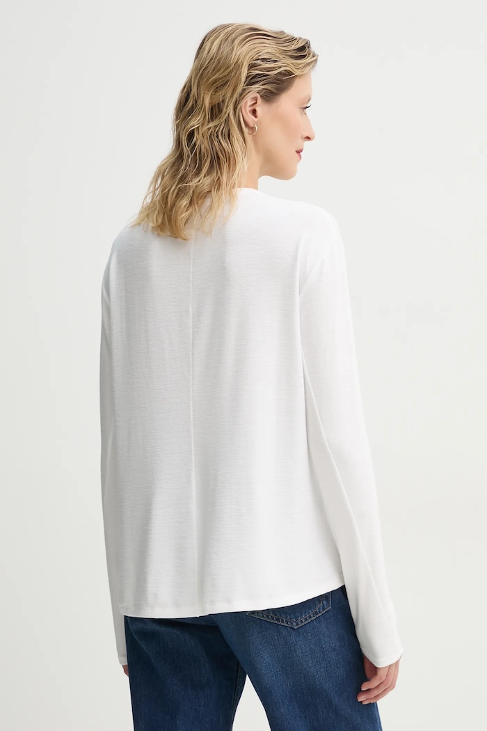 Odzież Rag & Bone longsleeve WCC23ST082C782 biały