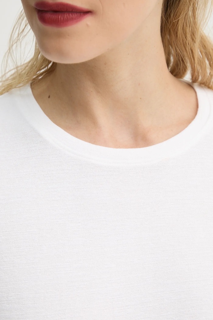 Rag & Bone longsleeve WCC23ST082C782 biały