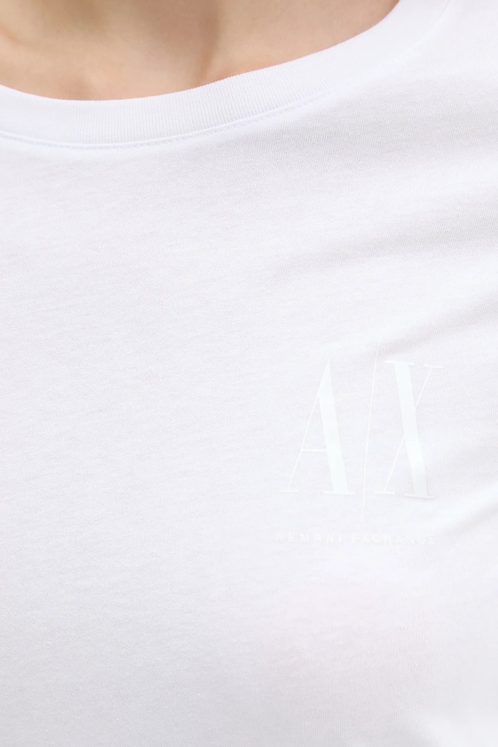 Armani Exchange longsleeve din bumbac XW001450.AF10356.NOS alb
