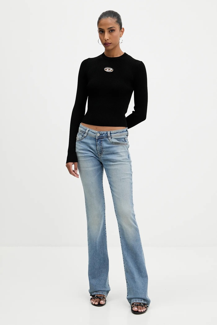 Πουλόβερ Diesel M-VALARI KNITWEAR A15328.0DLAX μαύρο AA00