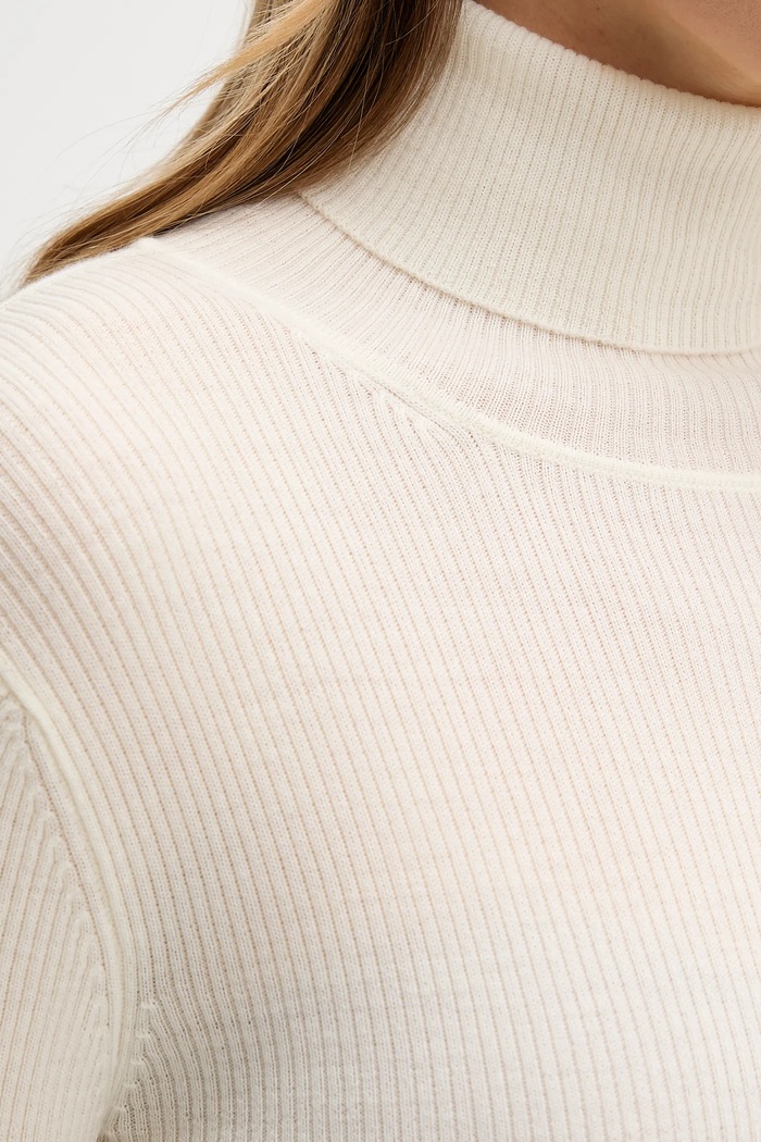 Vlnený sveter MC2 Saint Barth EKA0001 béžová