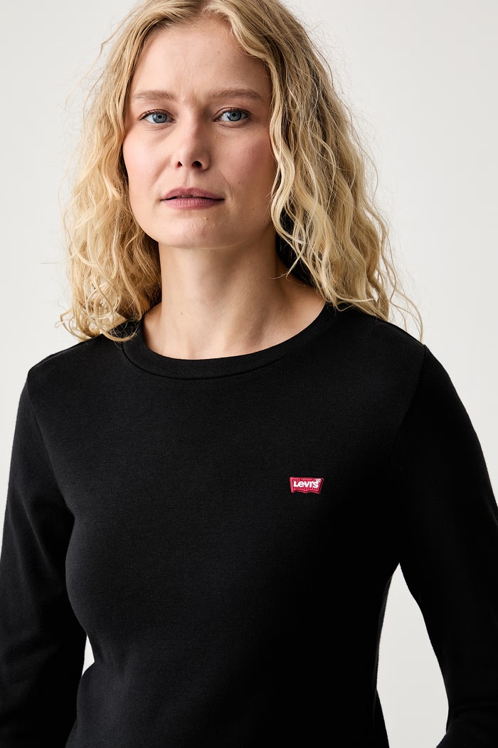 Levi's majica z dolgimi rokavi ženska bombažna ESSENTIAL LS paket 2 kosov 004AP