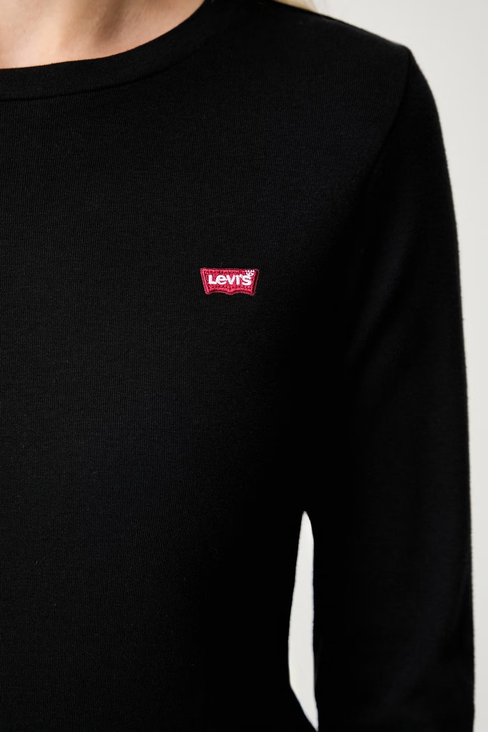 Levi's majica z dolgimi rokavi ženska bombažna ESSENTIAL LS paket 2 kosov 004AP