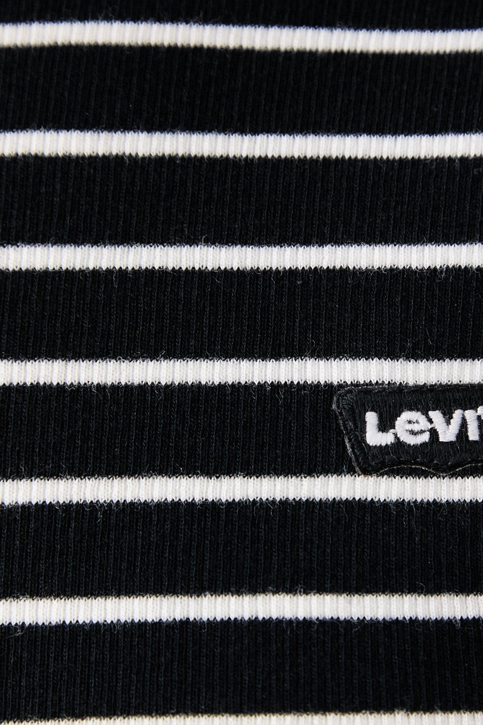Odzież Levi's Longsleeve damski bawełniany z elastanem HAYES LS 001J4 czarny