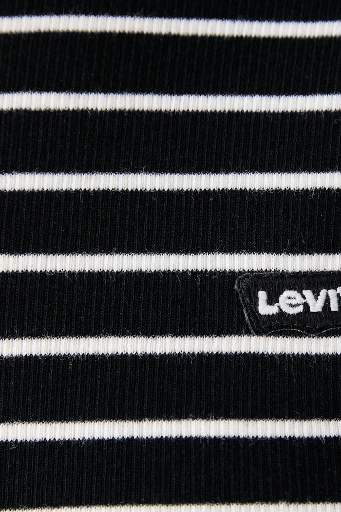 Longsleeve damski bawełniany z elastanem HAYES LS Levi's czarny 001J4