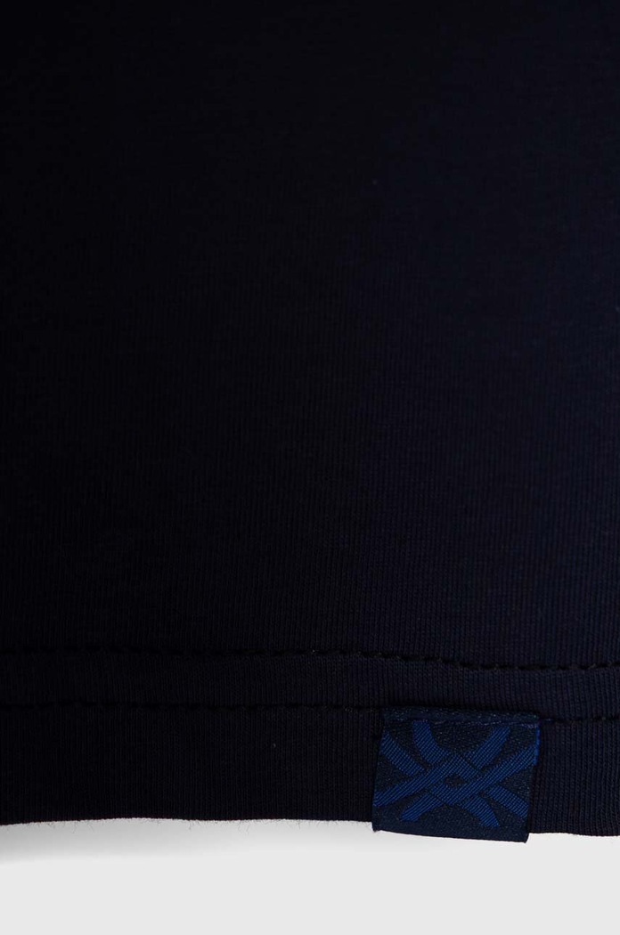 Chłopiec United Colors of Benetton longsleeve bawełniany dziecięcy 3I1XC10DB.G.NOS granatowy