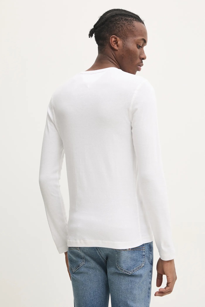 Ruházat Tommy Jeans - Hosszú ujjú DM0DM04409 fehér