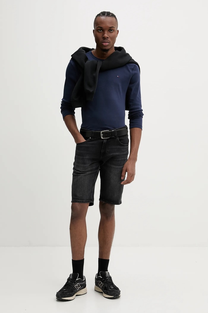 Tommy Jeans - Hosszú ujjú DM0DM04409 sötétkék AA00