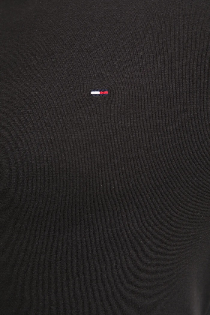 Tommy Jeans - Pánske tričko s dlhým rukávom DM0DM04409 čierna