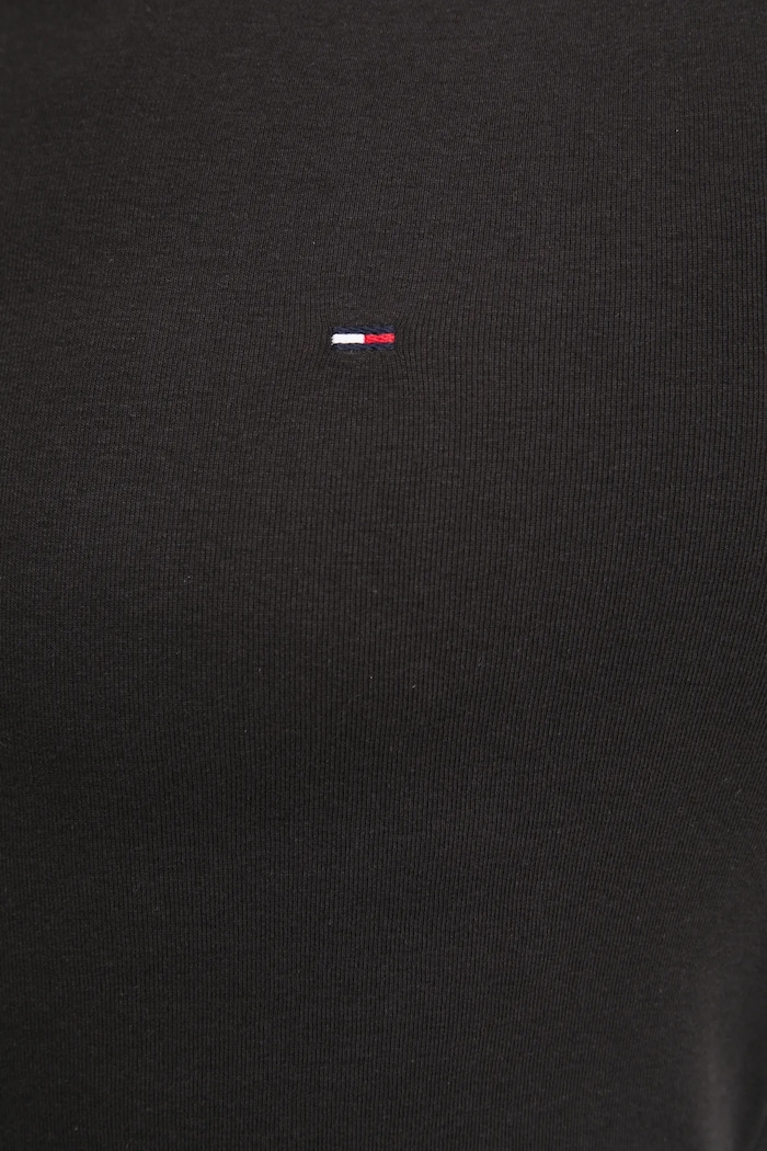 Tommy Jeans - Pánske tričko s dlhým rukávom DM0DM04409 čierna