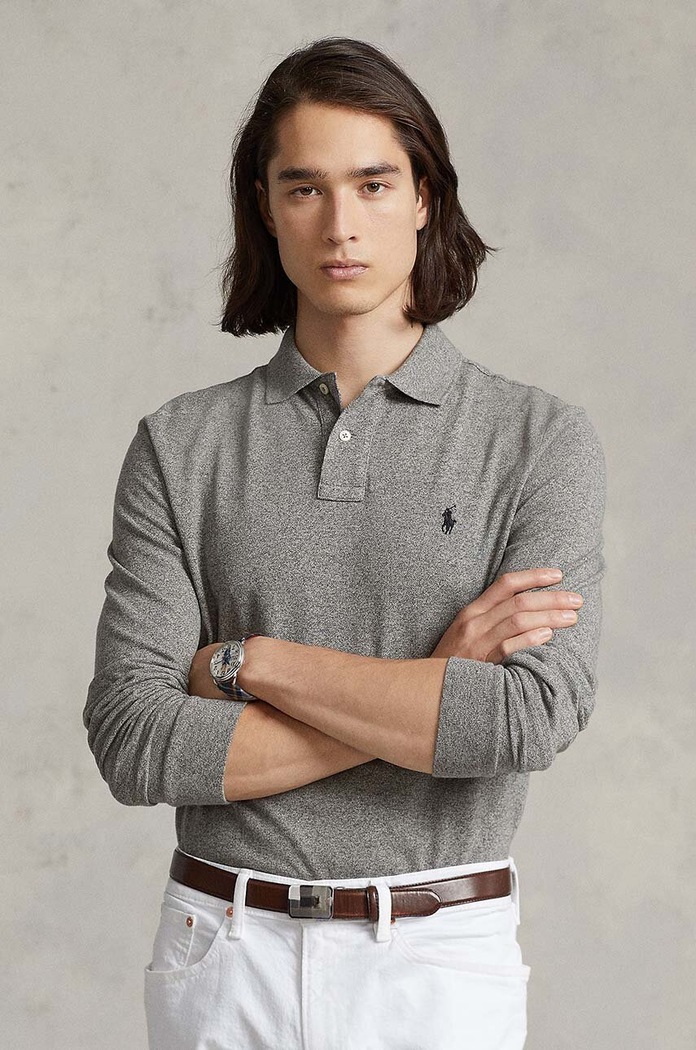 Polo Ralph Lauren - Longsleeve μελανζέ γκρί 710681126003