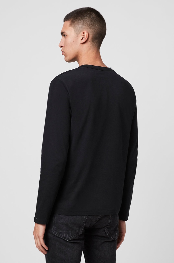 AllSaints - Longsleeve Brace LS Tonic Crew MD119E μαύρο