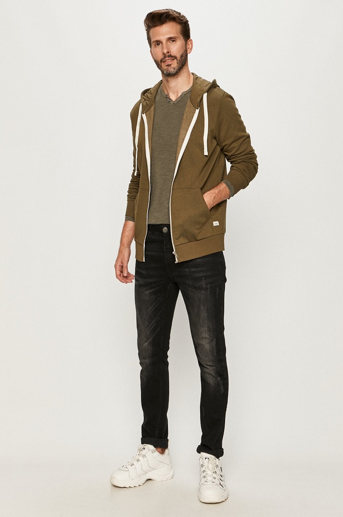 Jack & Jones - Tričko s dlhým rukávom 12172361 zelená AA00