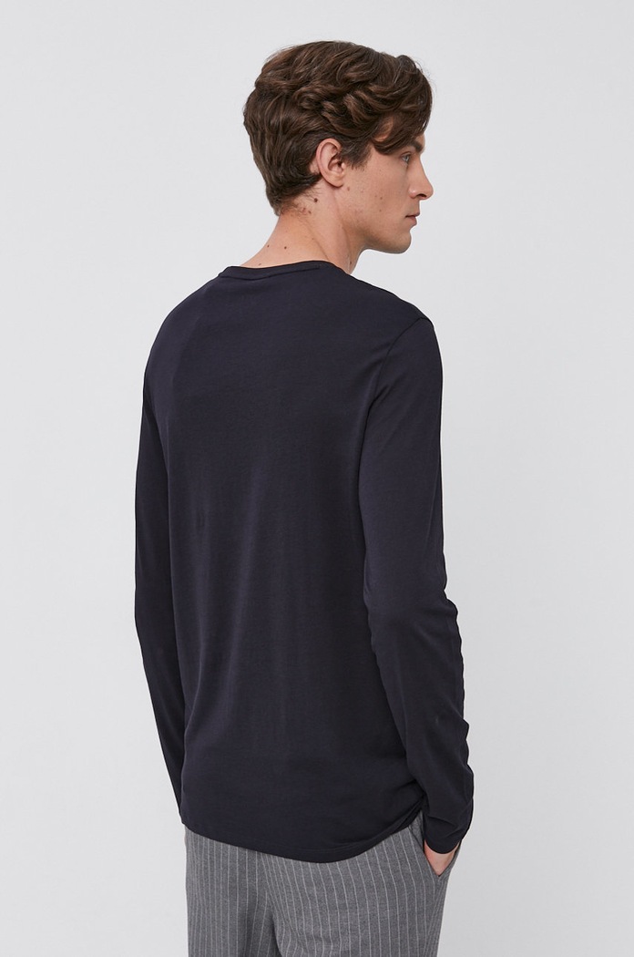 Oblečení Tričko s dlouhým rukávem Armani Exchange 8NZTCH.Z8H4Z.NOS námořnická modř