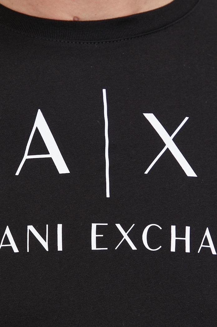 Majica dugih rukava Armani Exchange 8NZTCH.Z8H4Z.NOS crna