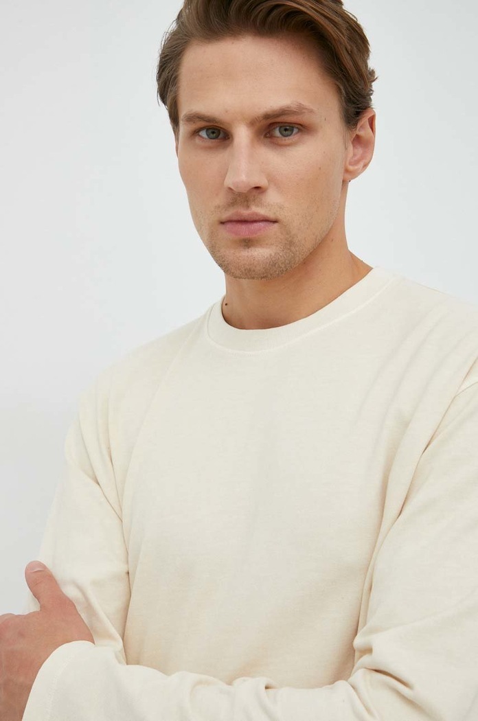 Marc O'Polo longsleeve bawełniany beżowy M20223652032