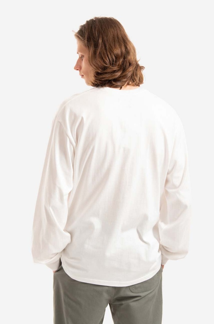 Oblečenie thisisneverthat Bavlnené tričko s dlhým rukávom thisisneverthat T.N.T Classic L/S Tee TN220TTSLT02 biela