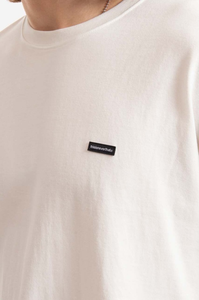 Bavlnené tričko s dlhým rukávom thisisneverthat T.N.T Classic L/S Tee thisisneverthat TN220TTSLT02 biela
